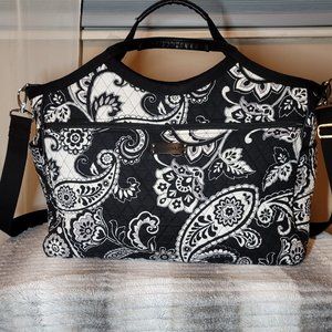 NWOT Vera Bradley Carryall Travel Bag in Midnight Paisley